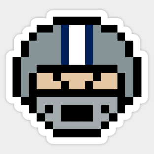 8-Bit Helmet - Dallas Sticker